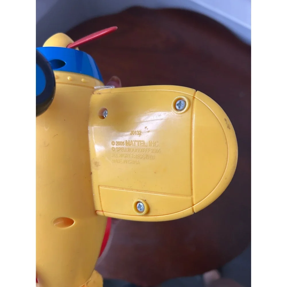 Fisher Price Little People Yellow Biplane Airplane Toy 2005 Mattel J0132